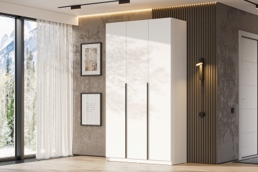 Шкаф ШК 5 (1200) (Серия 2) Белый текстурный