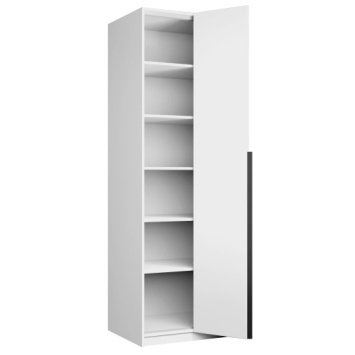 Шкаф "Локер" (2200х800х525) Белый снег Wing LIne правый