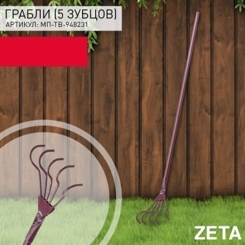 Грабли 5 зубцов краш.
