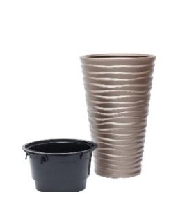 Горшок для цветов Выдувной  Волна 12 л (Уз)