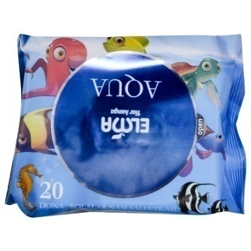 Салфетки влажн. 20шт Aqua/Jungle мод 516 Elma (Узб)