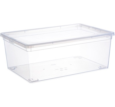 Ящик 10л 370*250*140мм (прозрачный) М 2352 (РФ)
