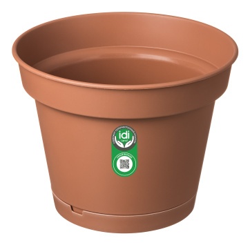Горшок для цветов "Mint" D310мм, 10,7л с поддоном (терракотовый) (Профит Хаус РФ)