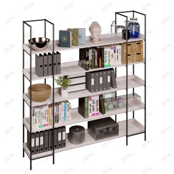 Стеллаж Юстас 5 полок 1800*350*1900 м/п краш.