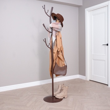 Вешалка напольная "Дерево" (Коричневый)