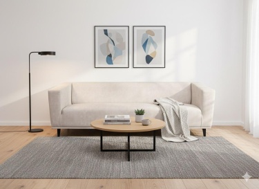 Диван Бруно "3" кзам PU/гоб.stock (Эконом) 2250*870*590Н