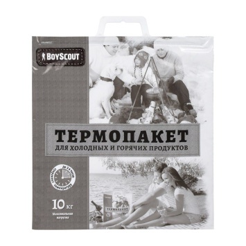 BOYSCOUT Термопакет, 42х45 см, пластиковая ручка, Мах нагрузка до 10 кг