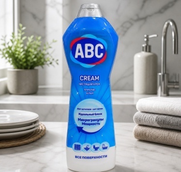 Крем чистящий "ABC" АММОНИАК 750 мл