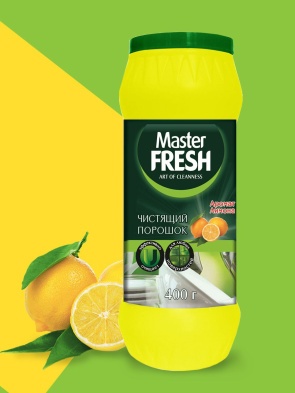 Чистящий порошок Master FRESH 400г аромат лимона