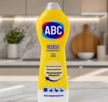 Крем чистящий "ABC" ЛИМОН 750 мл