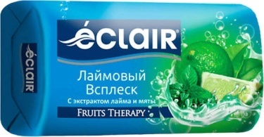 Мыло парфюмированное ECLAIR  Лаймовый всплеск 90гр.