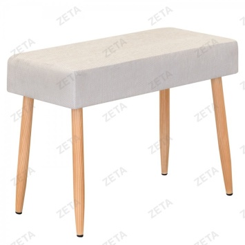 Пуфик Тампа 60*30 эф.дерево цв.Орех кзам PU/ гоб.stock
