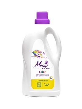 Средство моющее синтетическое. Гель для стирки цветных тканей Meggi Home, 2л, Арт. МС 0102