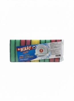 Губки для посуды "Wikky" Супер 10 шт