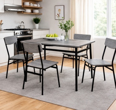 Столовый комплект 1+4 стула мод DS-2681 (ВИ) р:1100х700х760мм