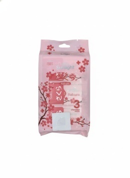 Влажные салфетки Sunlight Sakura 12*(3x24)