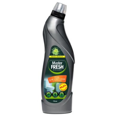 Гель для унитазов и сантехники 750 мл. Master FRESH