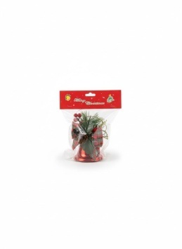 Елочное украшение Колокольчик Merry Christmas в пакете