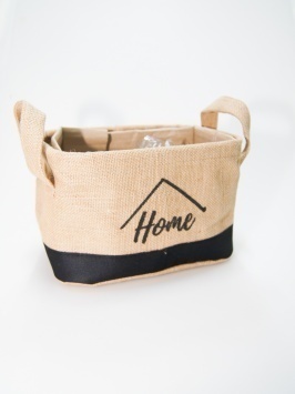 КОРЗИНА HOME ТКАНЬ РУЧКИ 6Л CLY-J1006 (ТУРЦИЯ)