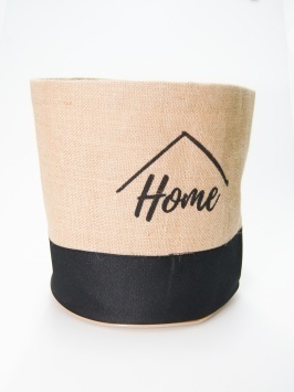 КОРЗИНА HOME ТКАНЬ ЦИЛИНДР 1,5Л CLY-J1026 (ТУРЦИЯ)