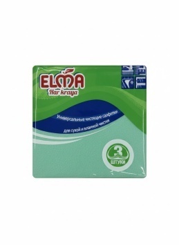 Cалфетки чистящ. 3шт универсал. New мод 607 цв. Elma (Узб)