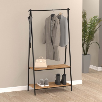Вешалка гардеробная "Алабама 32" (ALABAMA 32 clothes rack) (Черный)