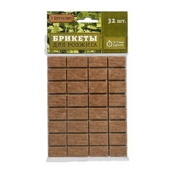 BOYSCOUT Брикеты для розжига 1 пл. х 32 шт /61146