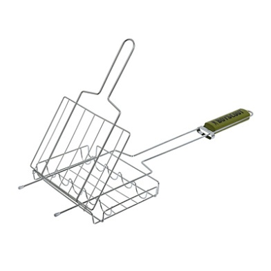 BOYSCOUT Решетка-гриль для сосисок и колбасок 55(+5)x21x16x2,5 cм