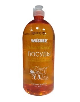 Гель для посуды "Washer-D" 1000 мл, С ароматом манго