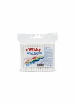 Ватные палочки Wikky п/э 200 шт
