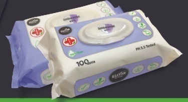 Салфетки влажн. 100шт Antibacterial 99% для аптек мод 506 Elma (Узб)