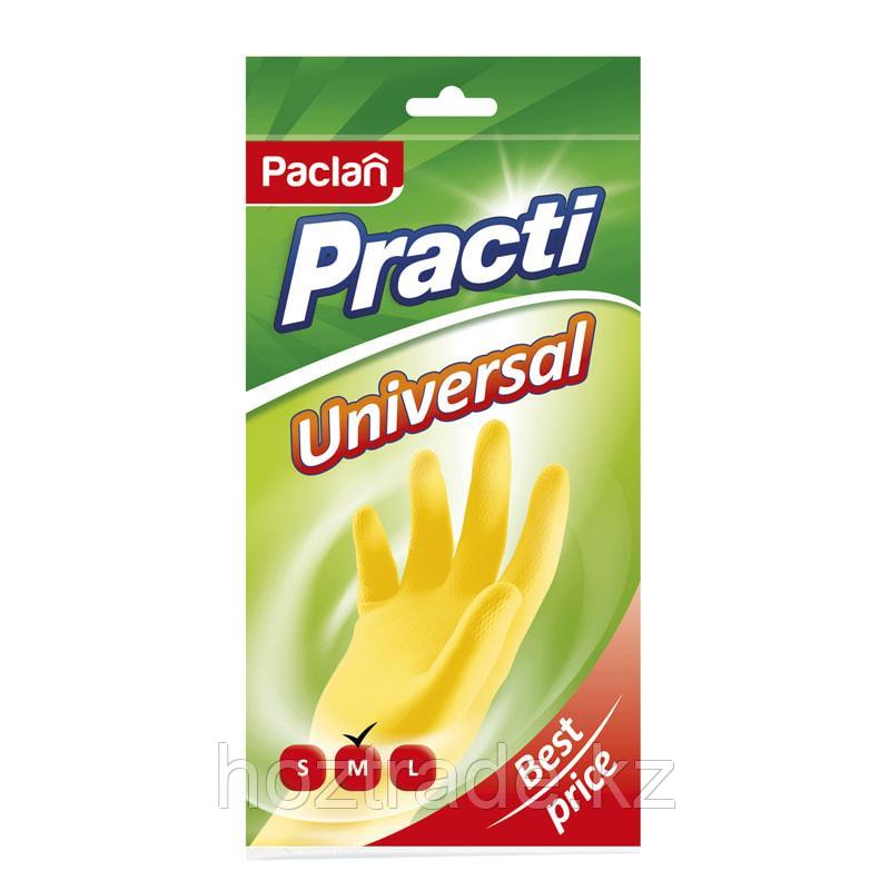 Paclan Practi перчатки Universal желтые L