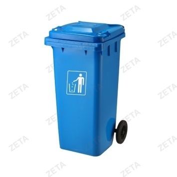 Бак мусорный с крыш 120л син. мод LD-120АС (ВИ)
